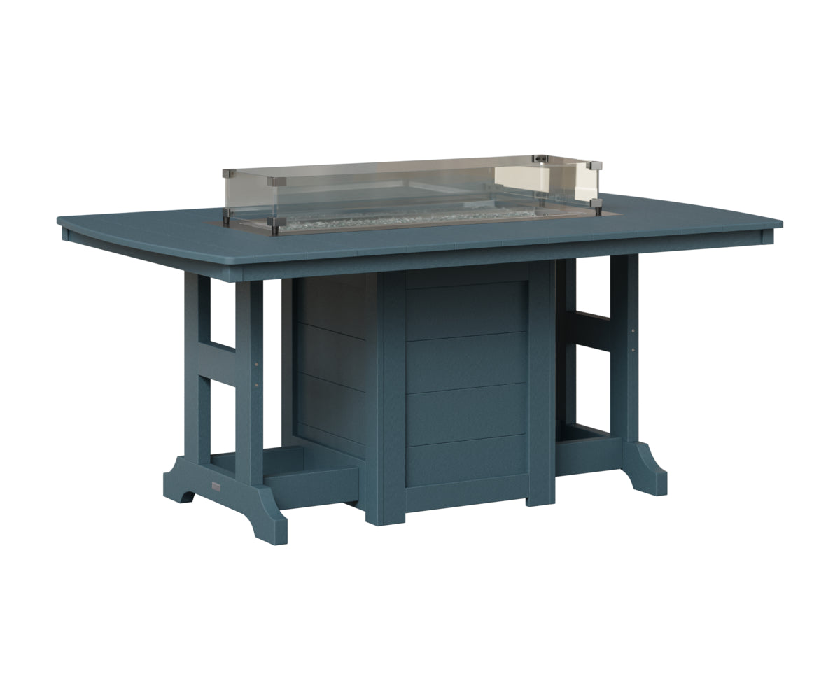 Garden Classic 44" x 72" Fire Table - Bar Height