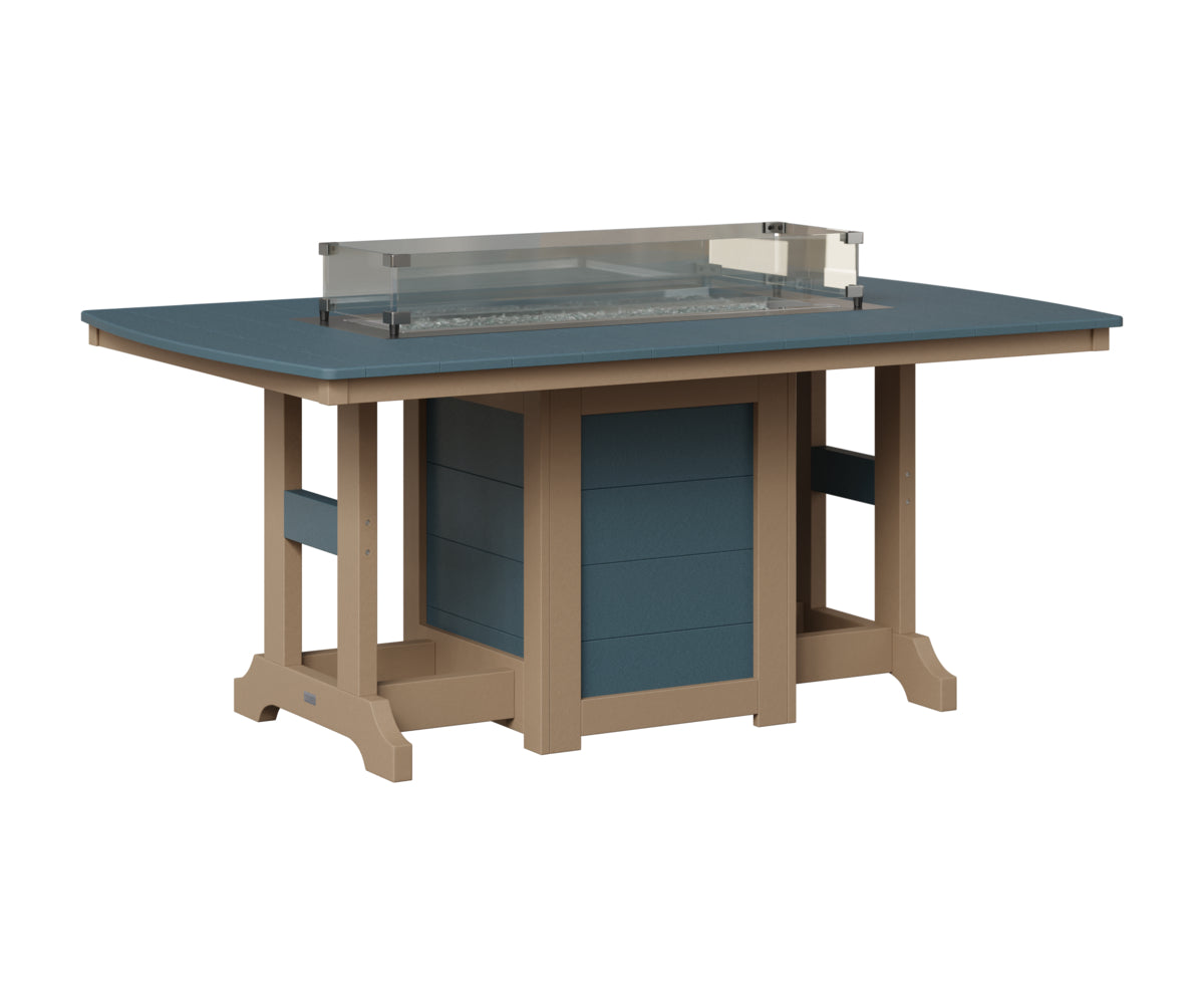 Garden Classic 44" x 72" Fire Table - Bar Height