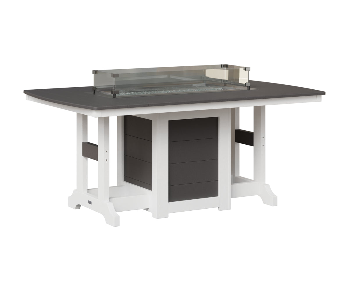 Garden Classic 44" x 72" Fire Table - Bar Height