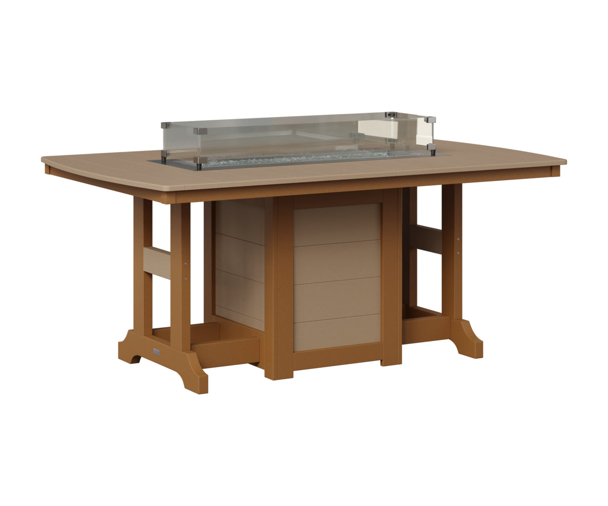 Garden Classic 44" x 72" Fire Table - Bar Height