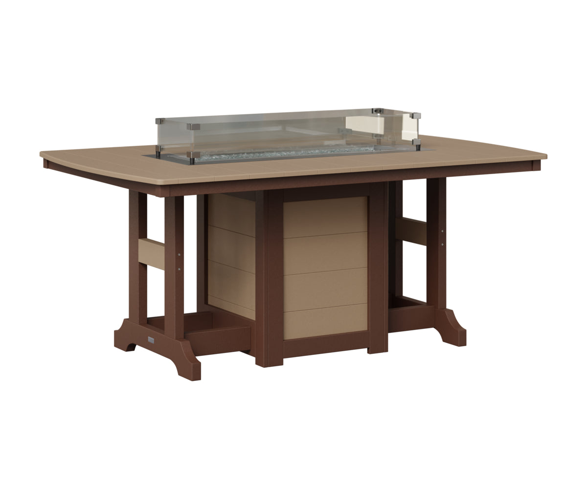 Garden Classic 44" x 72" Fire Table - Bar Height