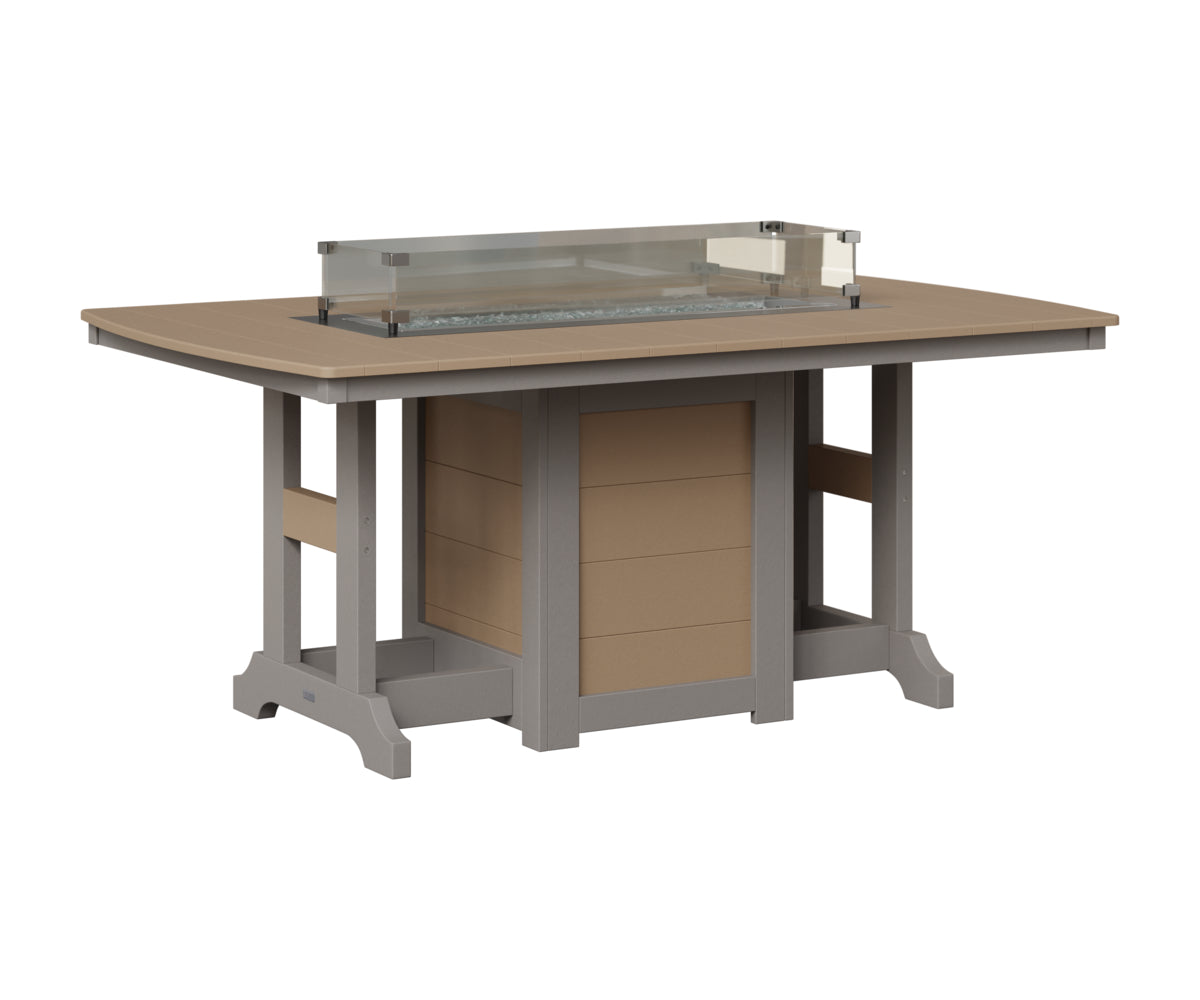 Garden Classic 44" x 72" Fire Table - Bar Height