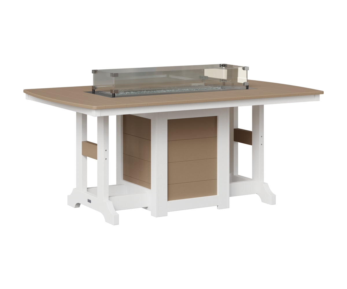 Garden Classic 44" x 72" Fire Table - Bar Height