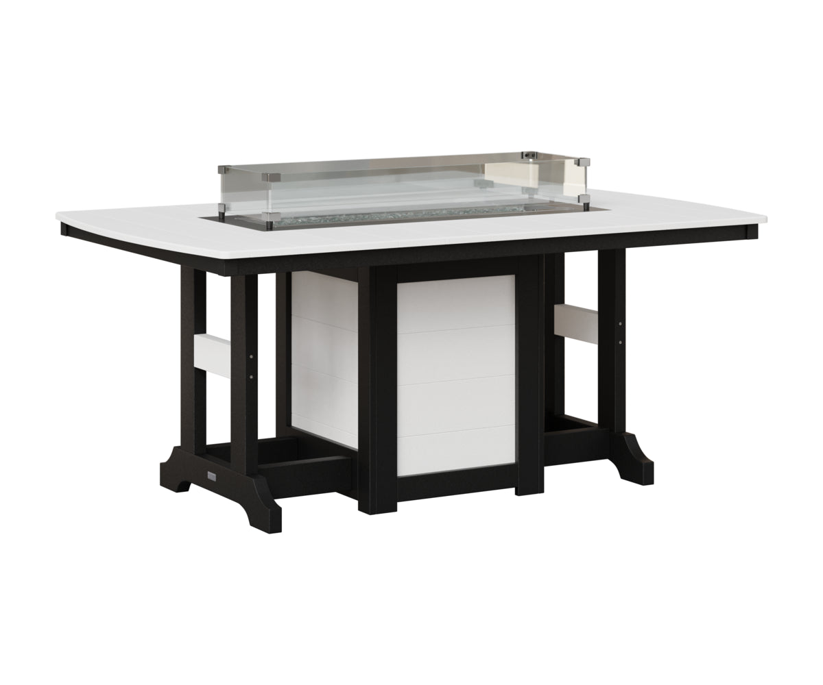 Garden Classic 44" x 72" Fire Table - Bar Height