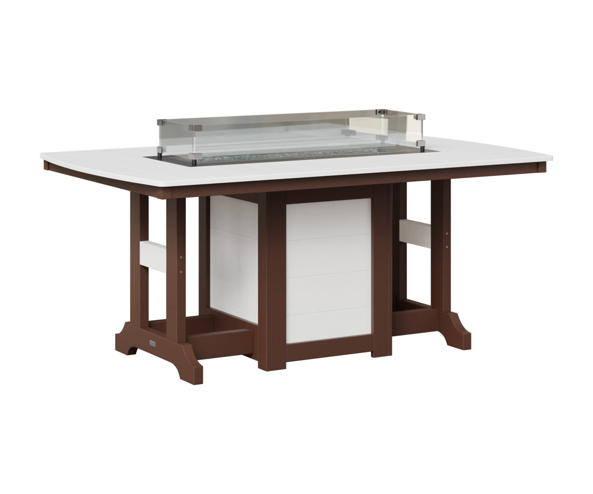 Garden Classic 44" x 72" Fire Table - Bar Height
