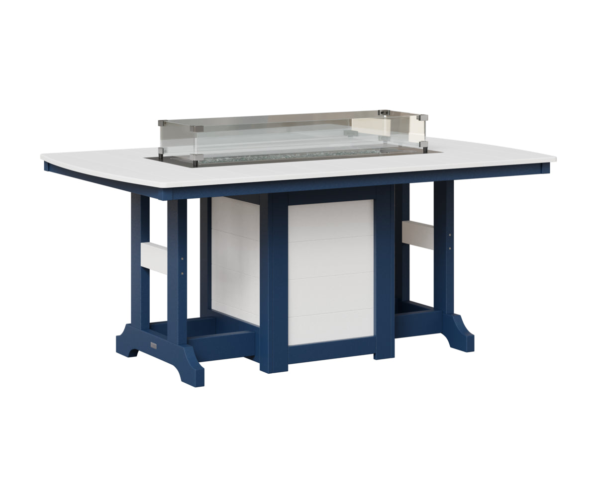 Garden Classic 44" x 72" Fire Table - Bar Height