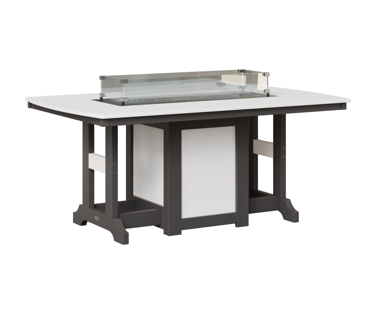 Garden Classic 44" x 72" Fire Table - Bar Height