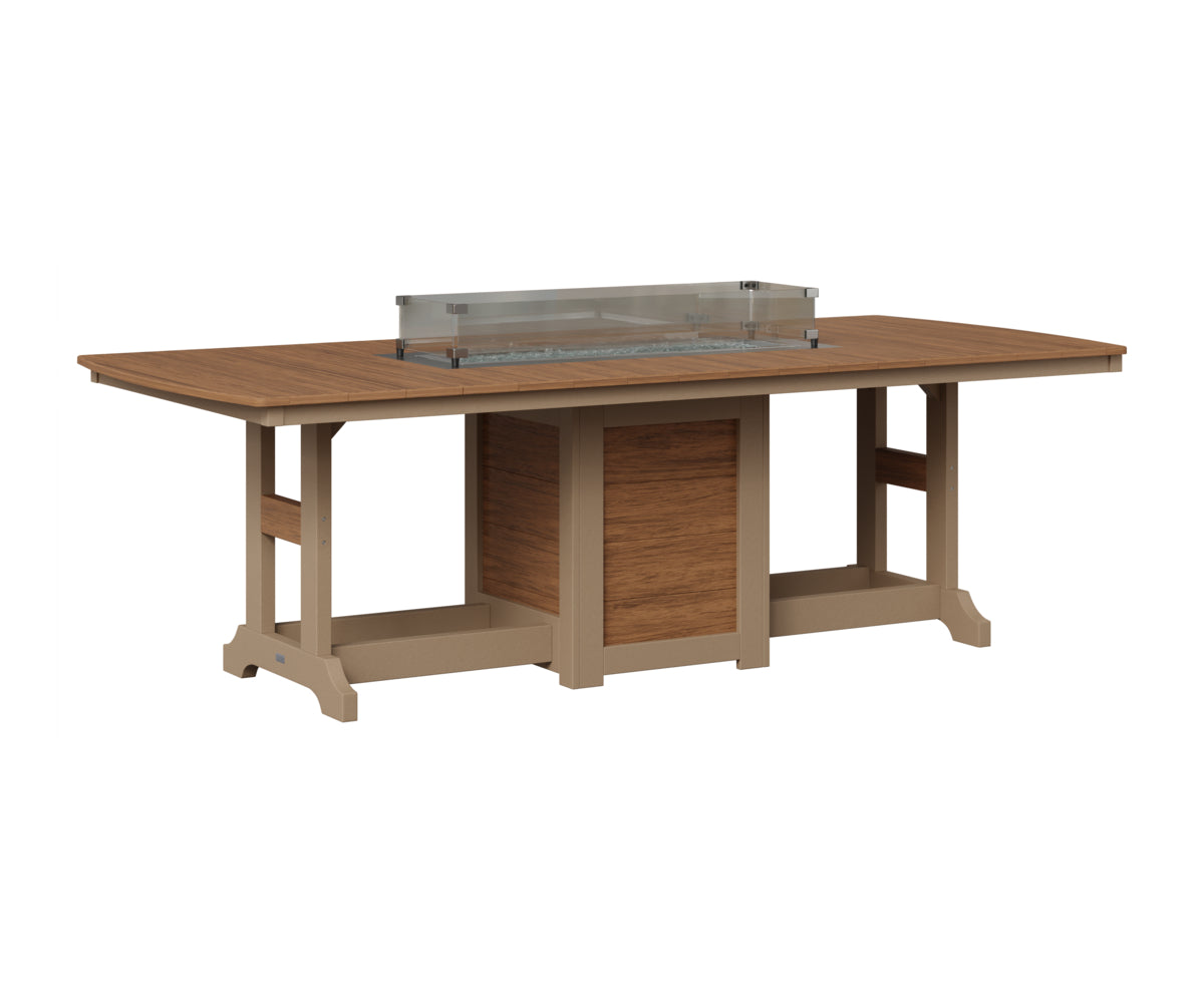 Garden Classic 44" x 96" Fire Table - Bar Height