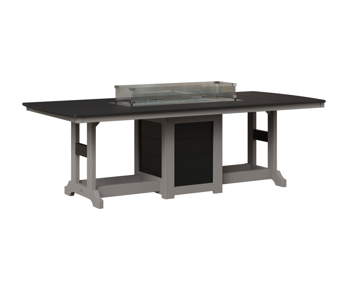 Garden Classic 44" x 96" Fire Table - Bar Height