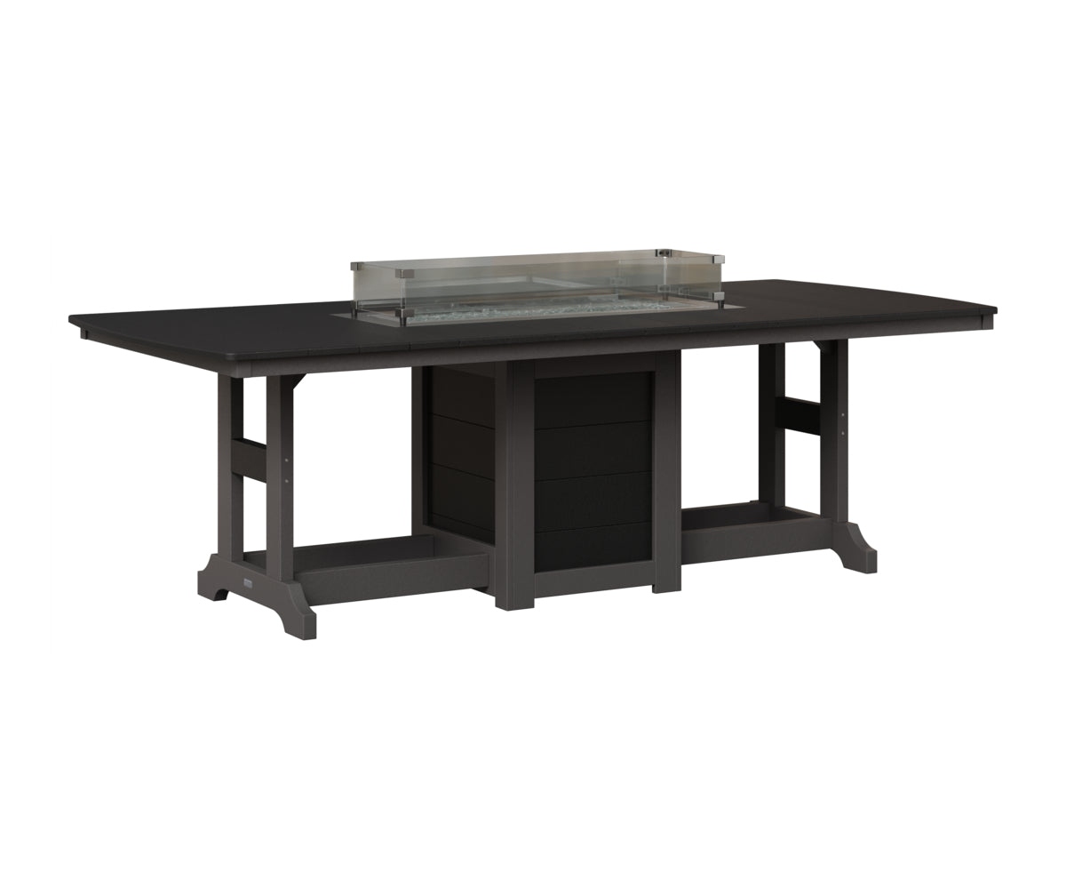 Garden Classic 44" x 96" Fire Table - Bar Height