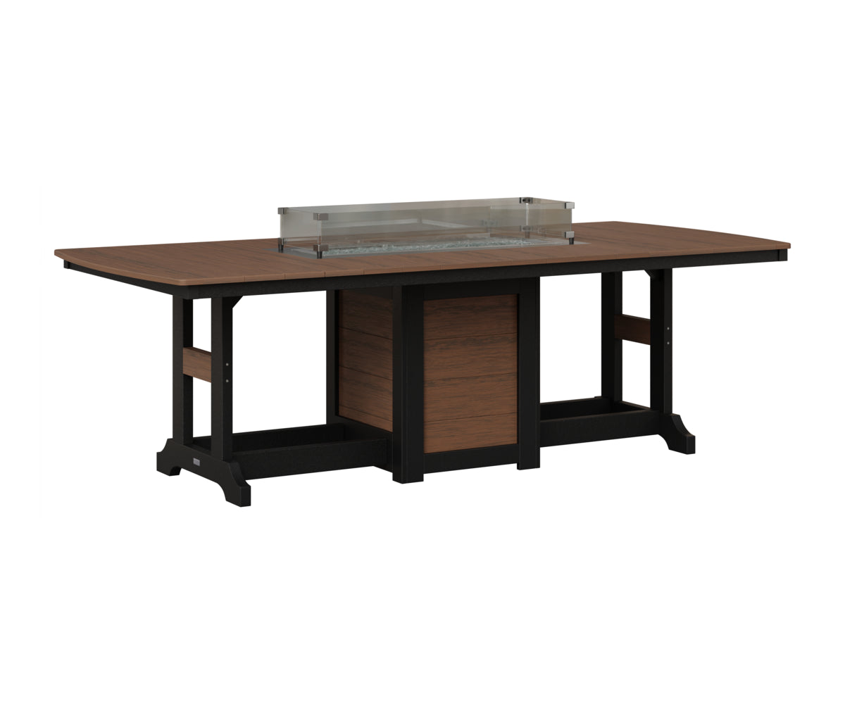 Garden Classic 44" x 96" Fire Table - Bar Height