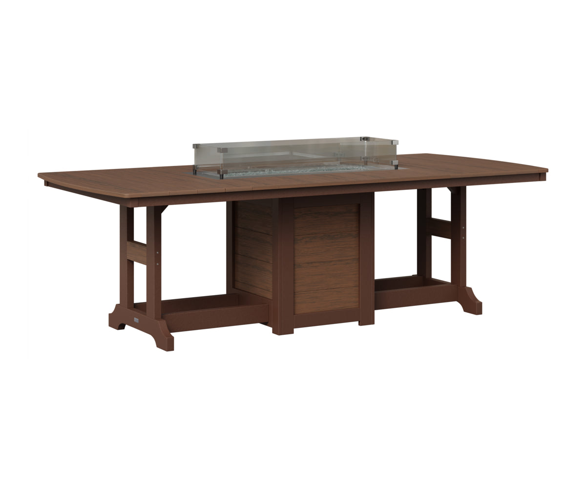 Garden Classic 44" x 96" Fire Table - Bar Height