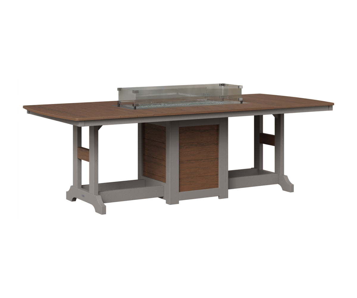 Garden Classic 44" x 96" Fire Table - Bar Height