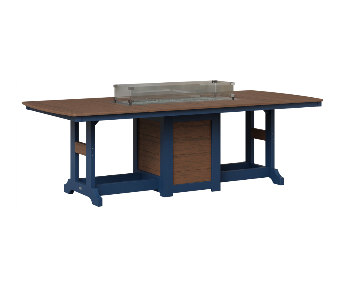 Garden Classic 44" x 96" Fire Table - Bar Height