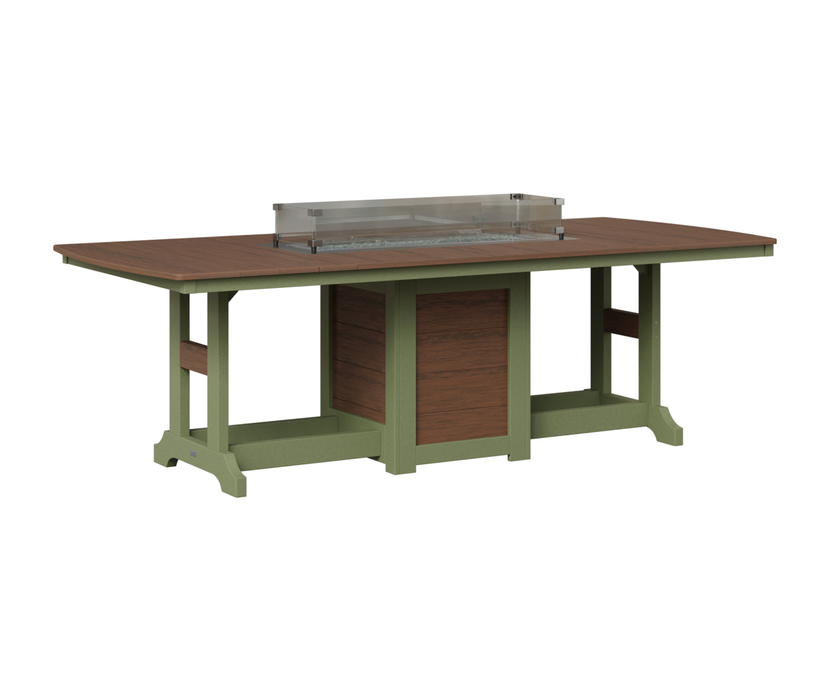 Garden Classic 44" x 96" Fire Table - Bar Height
