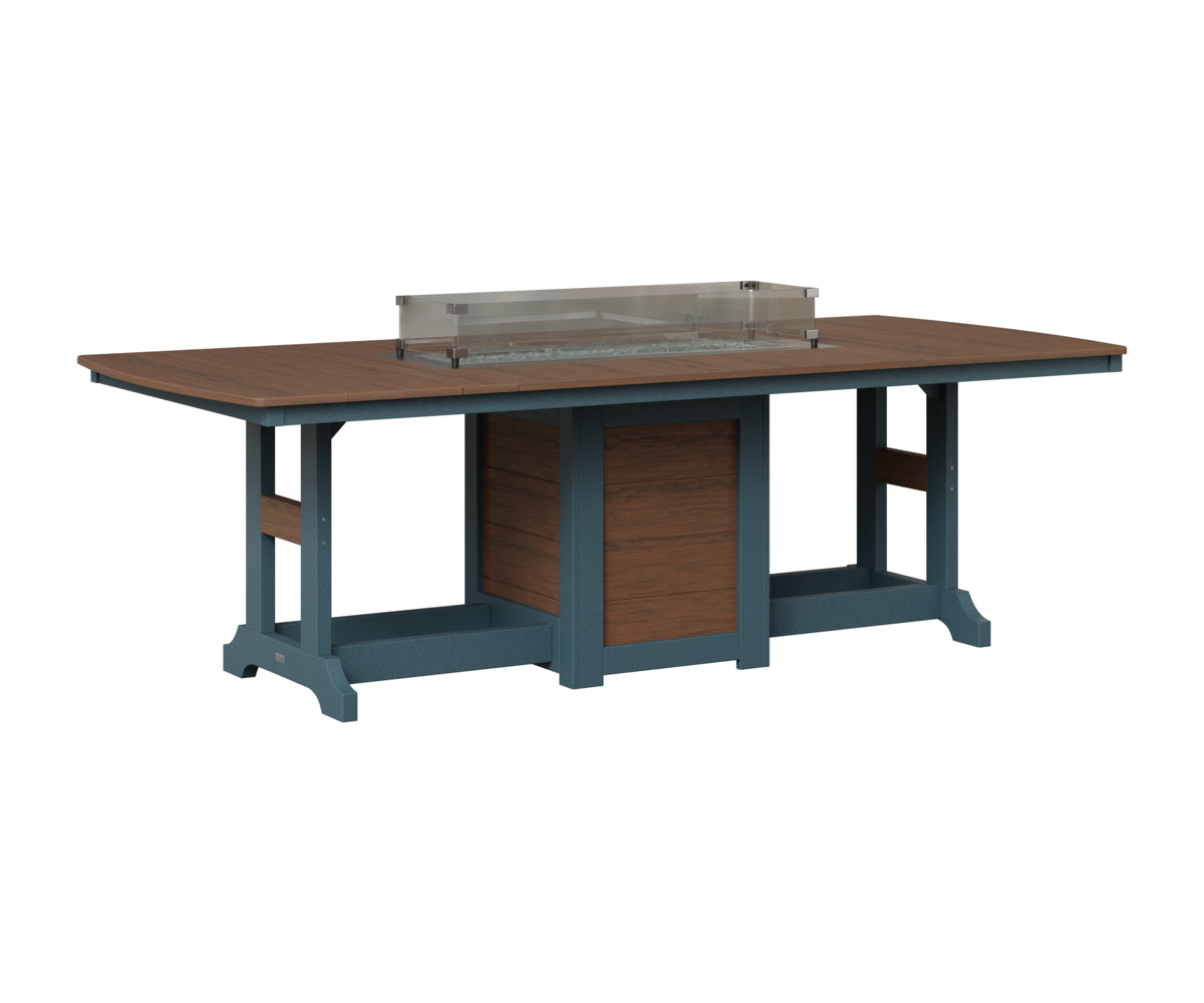 Garden Classic 44" x 96" Fire Table - Bar Height