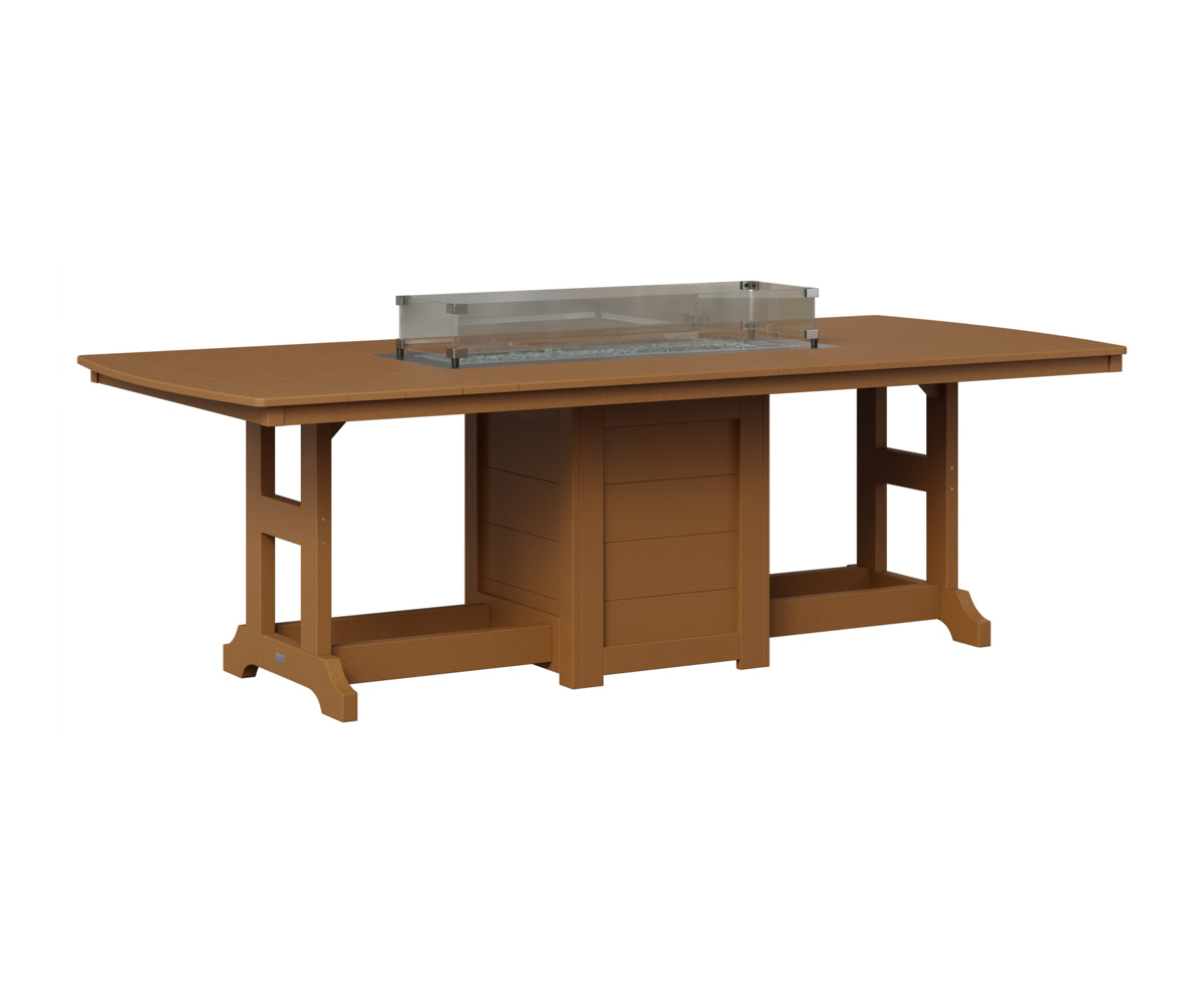Garden Classic 44" x 96" Fire Table - Bar Height