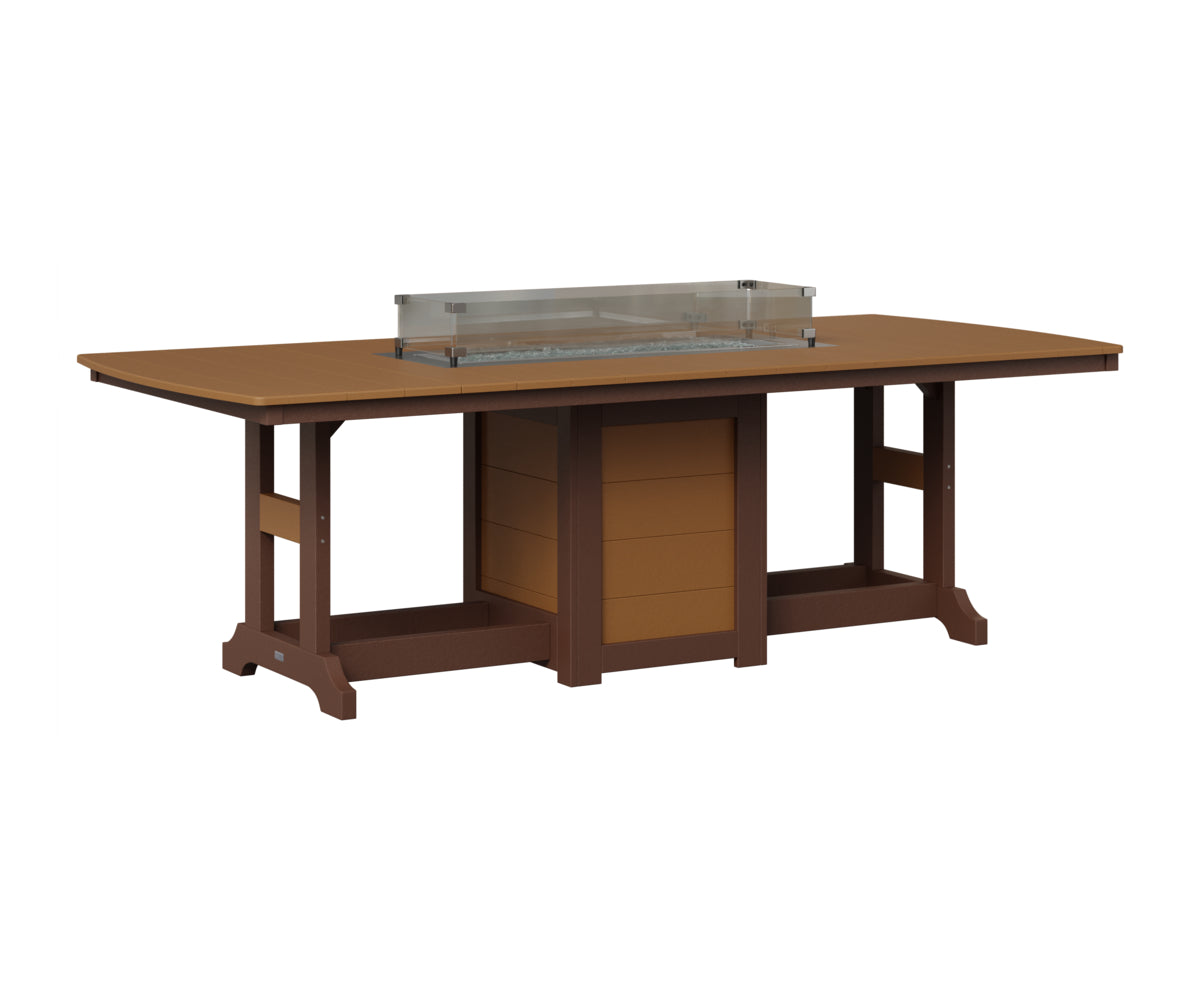 Garden Classic 44" x 96" Fire Table - Bar Height