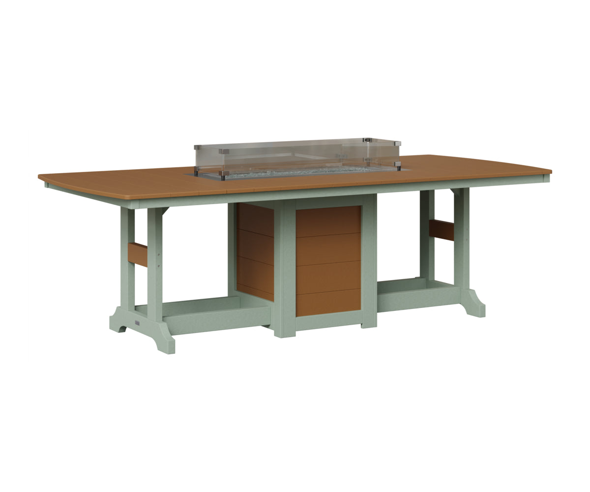 Garden Classic 44" x 96" Fire Table - Bar Height