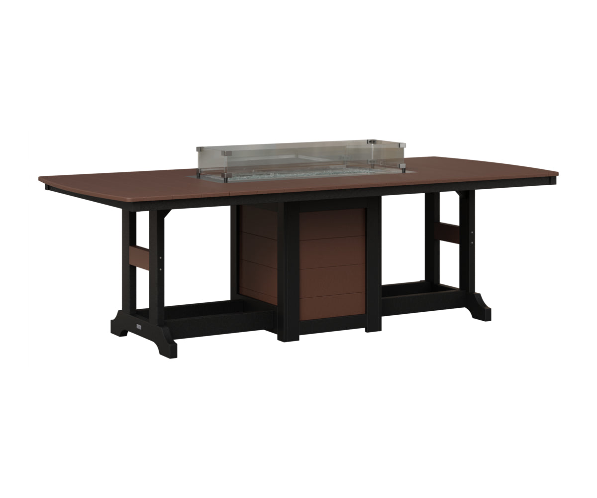 Garden Classic 44" x 96" Fire Table - Bar Height