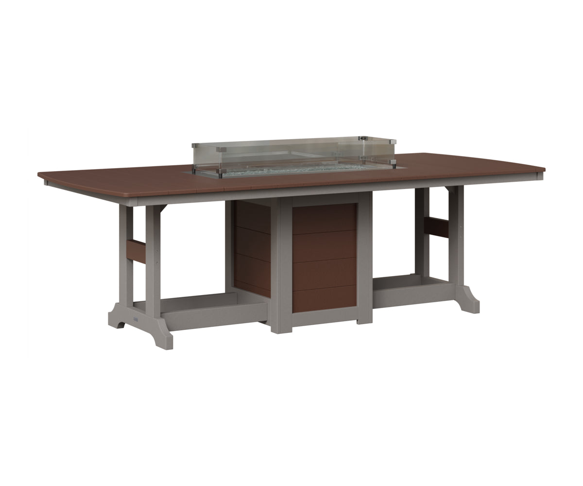 Garden Classic 44" x 96" Fire Table - Bar Height