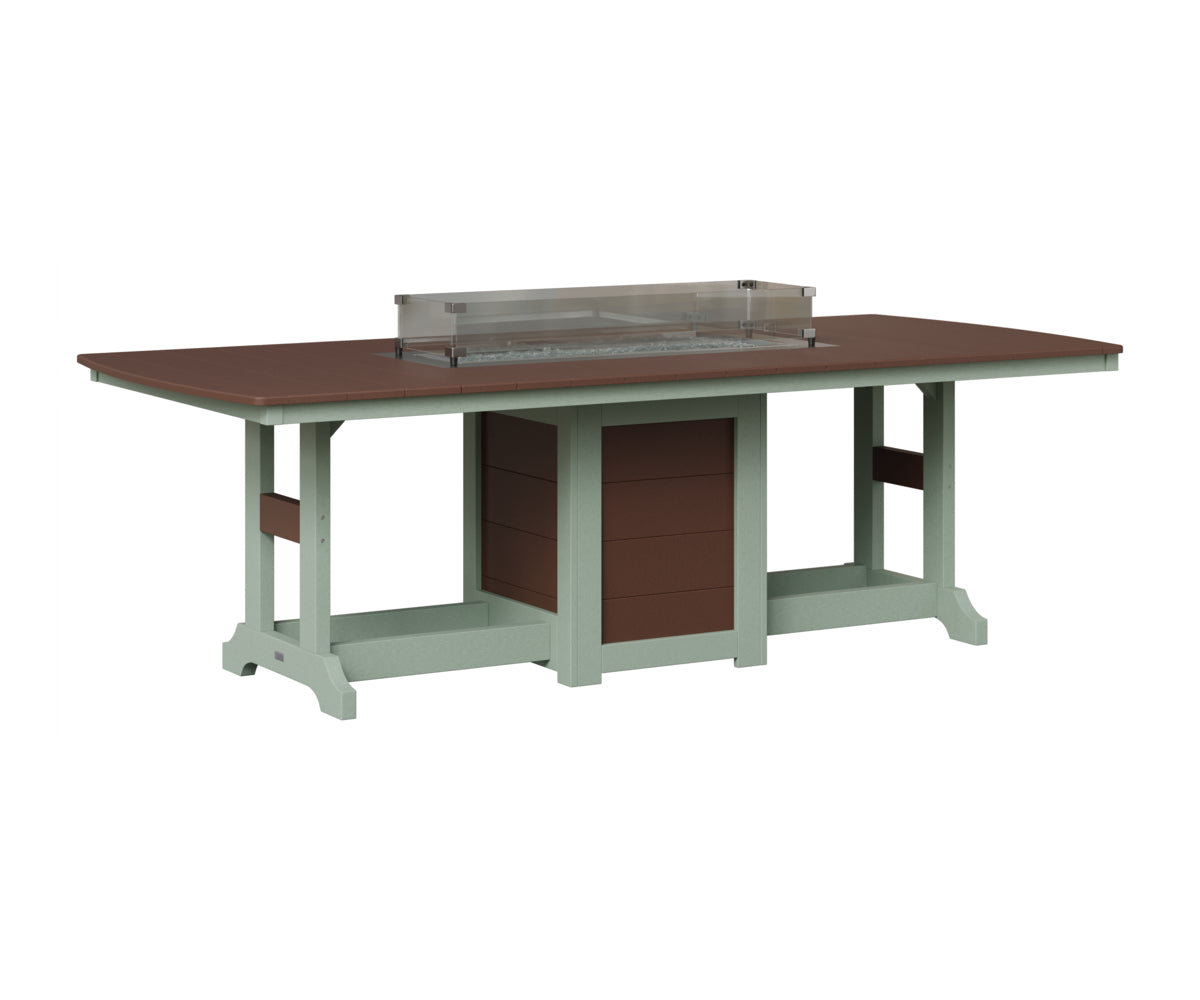 Garden Classic 44" x 96" Fire Table - Bar Height