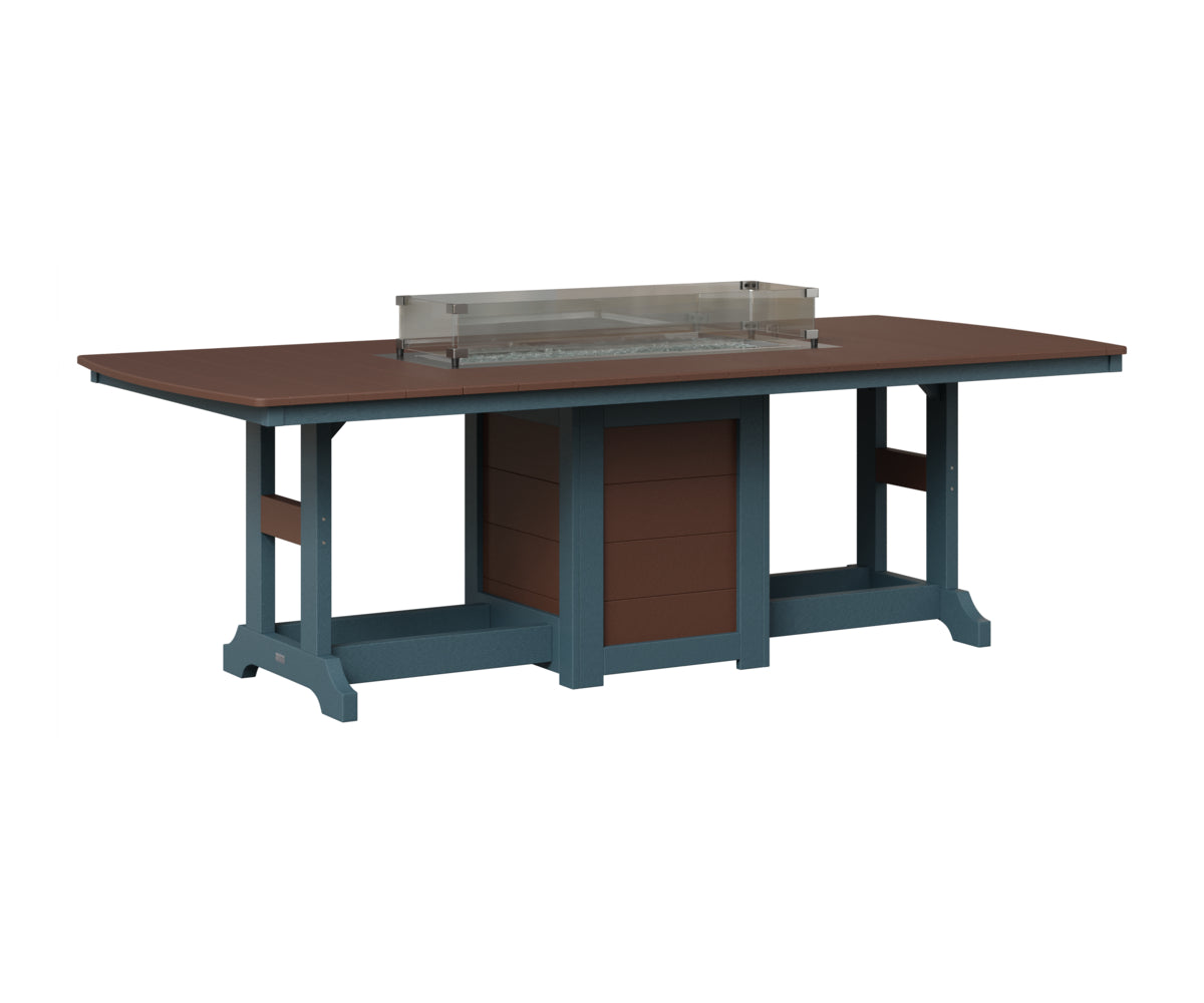 Garden Classic 44" x 96" Fire Table - Bar Height