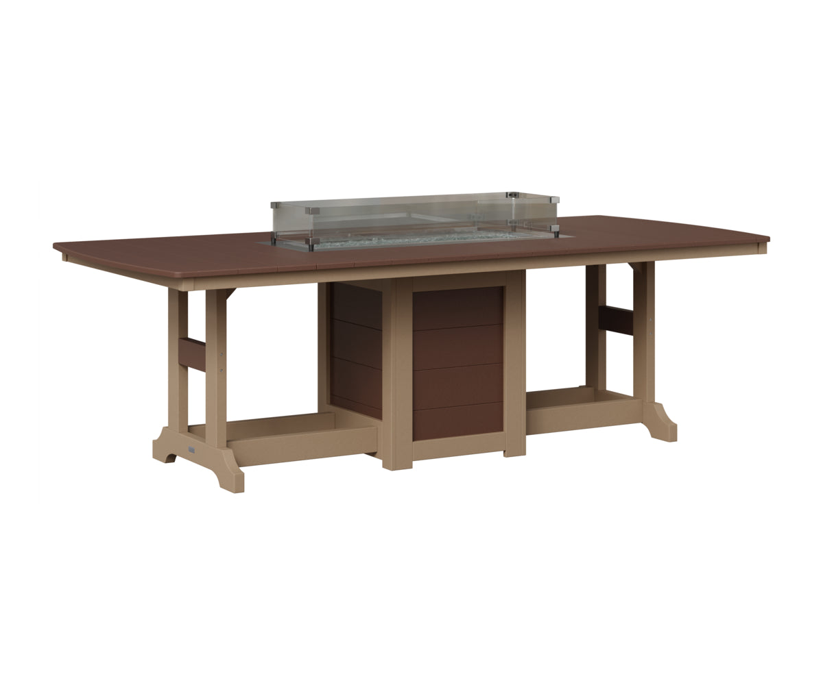 Garden Classic 44" x 96" Fire Table - Bar Height