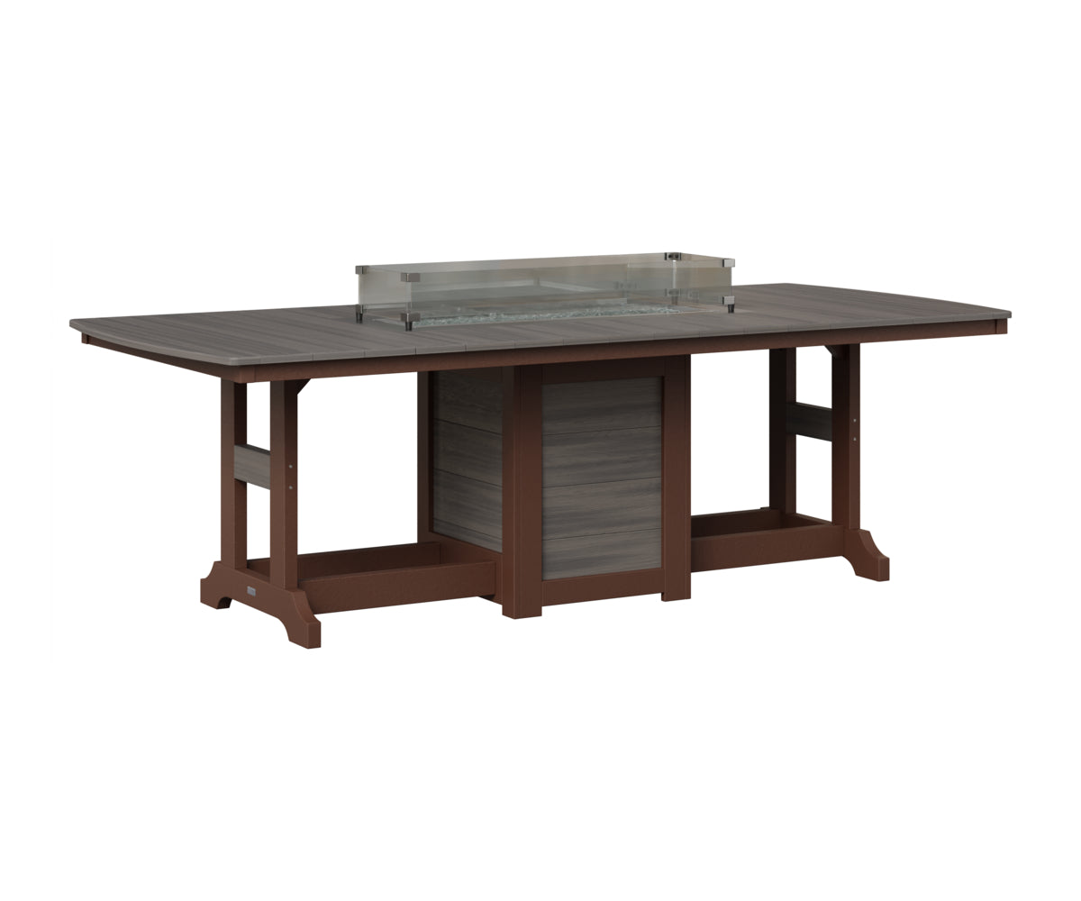 Garden Classic 44" x 96" Fire Table - Bar Height