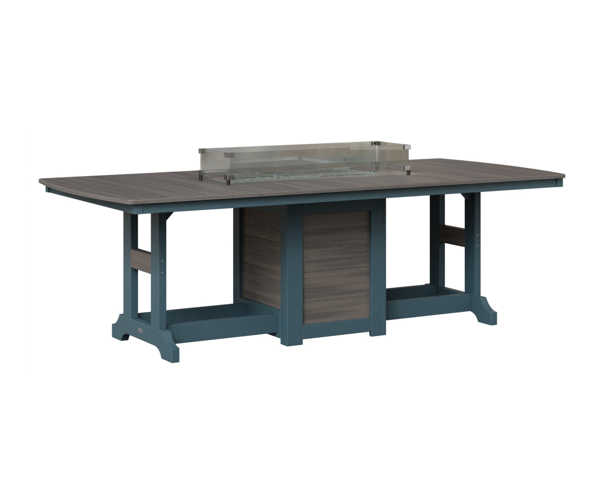 Garden Classic 44" x 96" Fire Table - Bar Height