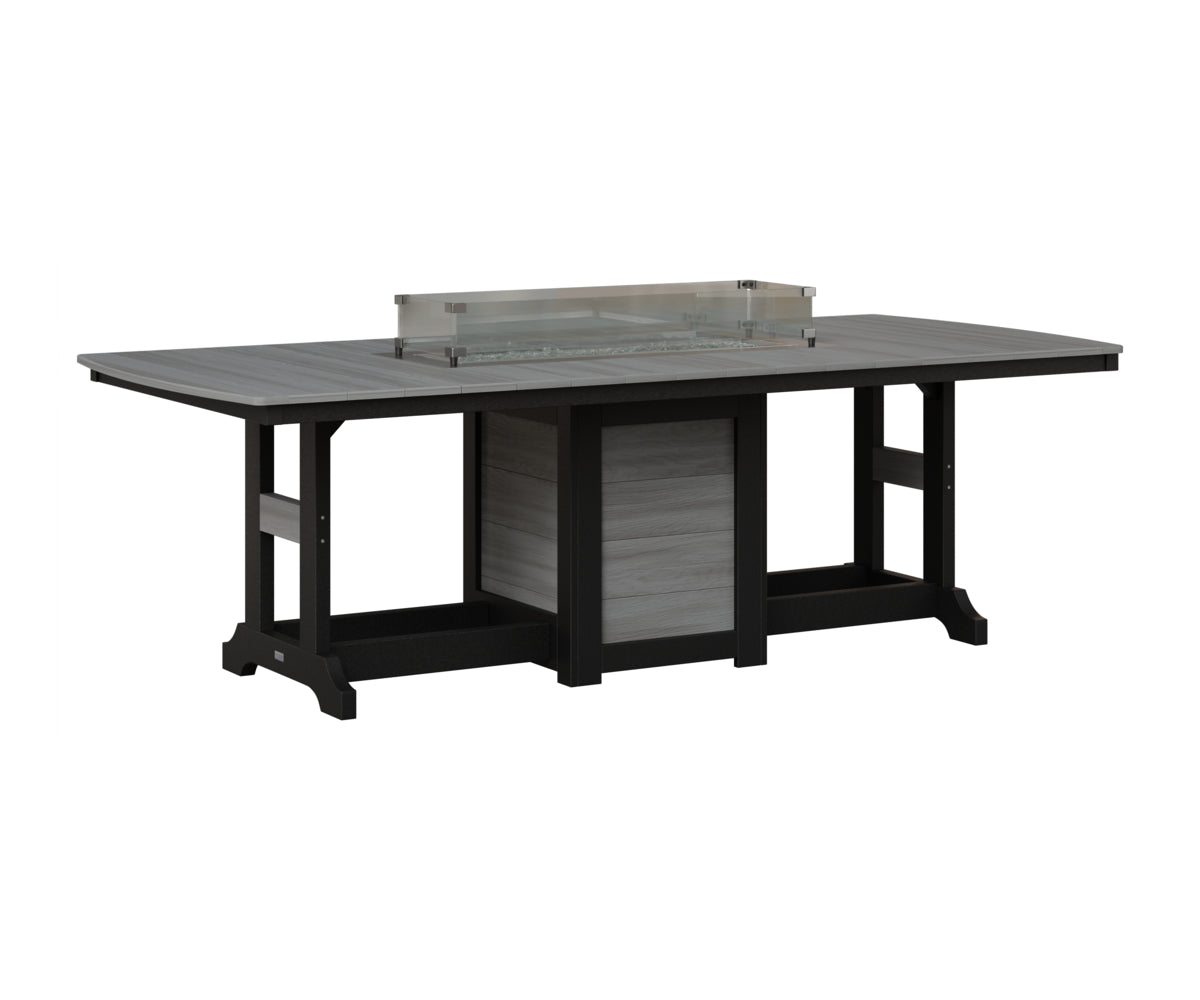 Garden Classic 44" x 96" Fire Table - Bar Height
