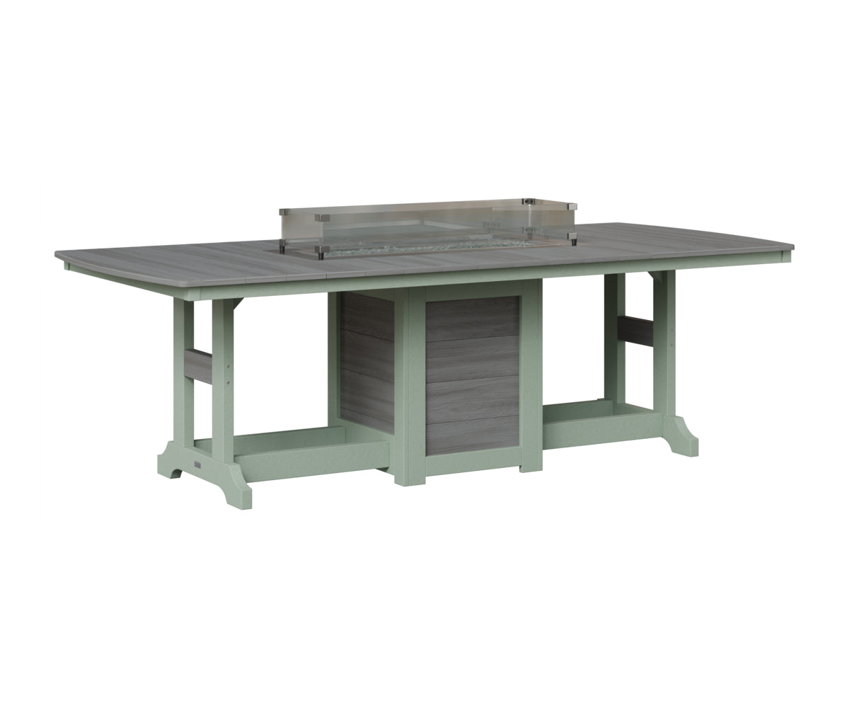 Garden Classic 44" x 96" Fire Table - Bar Height