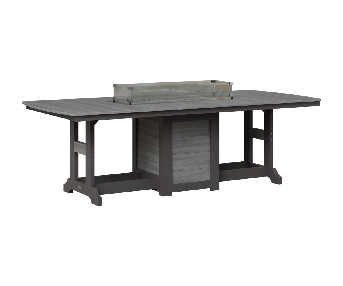 Garden Classic 44" x 96" Fire Table - Bar Height