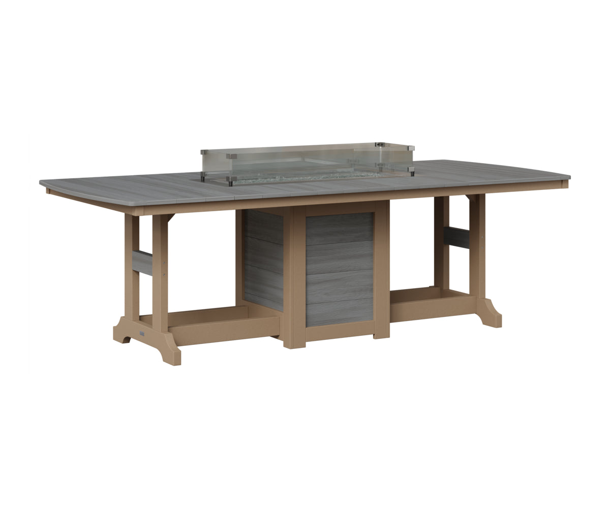 Garden Classic 44" x 96" Fire Table - Bar Height