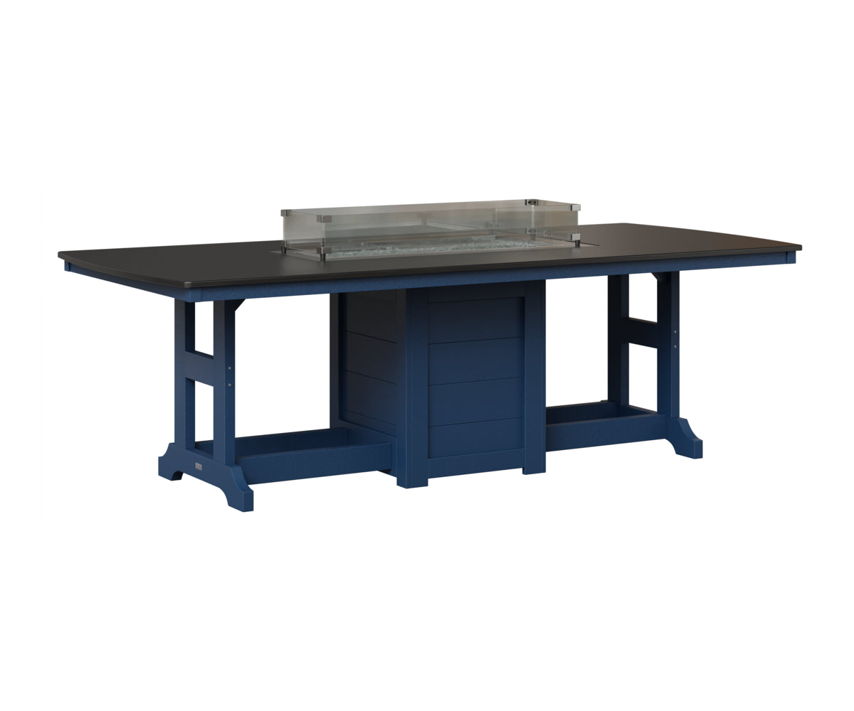 Garden Classic 44" x 96" Fire Table - Bar Height