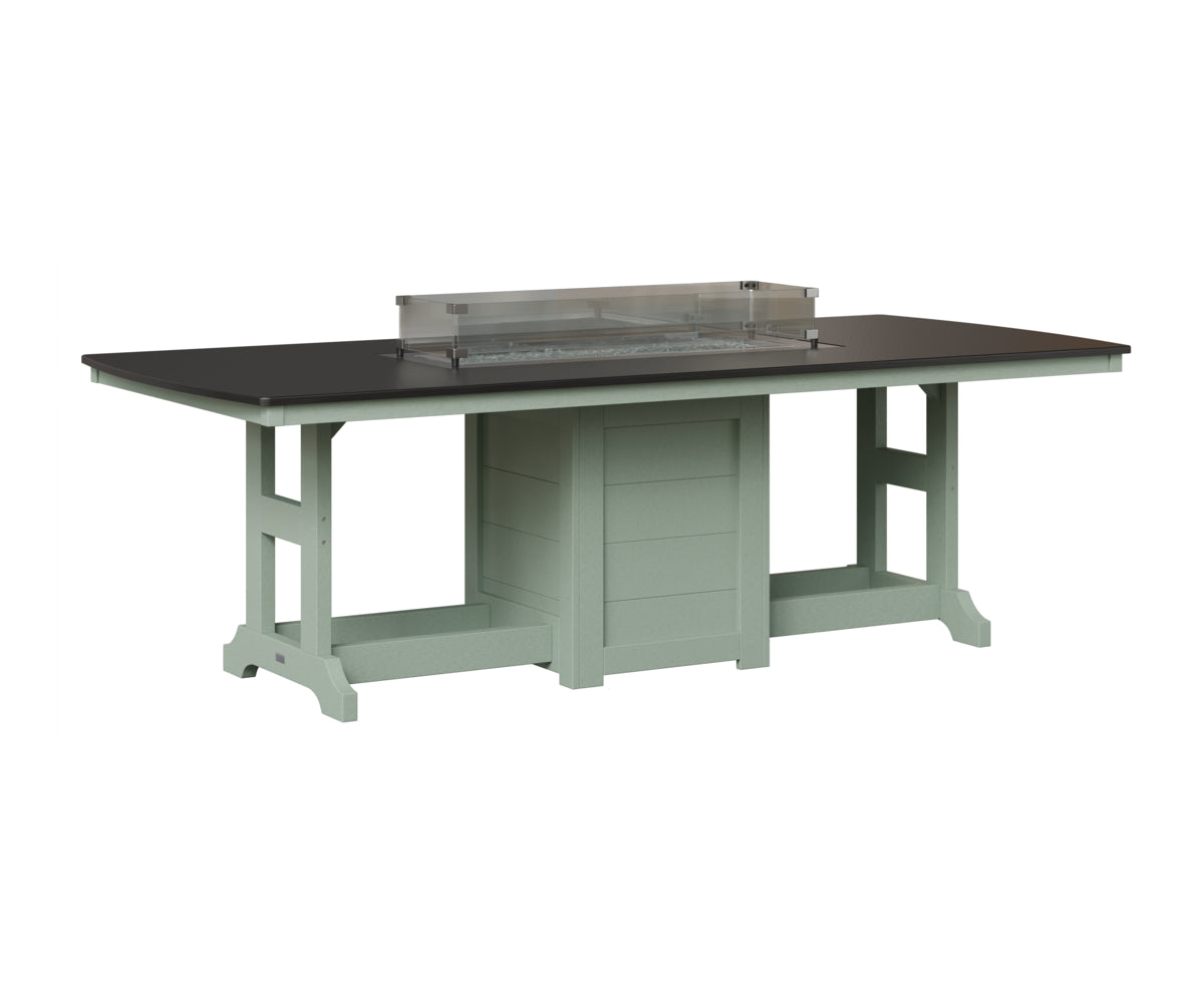 Garden Classic 44" x 96" Fire Table - Bar Height