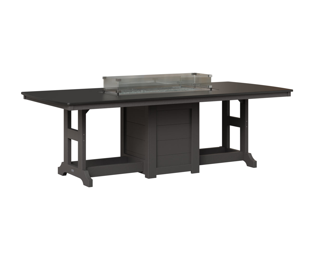 Garden Classic 44" x 96" Fire Table - Bar Height