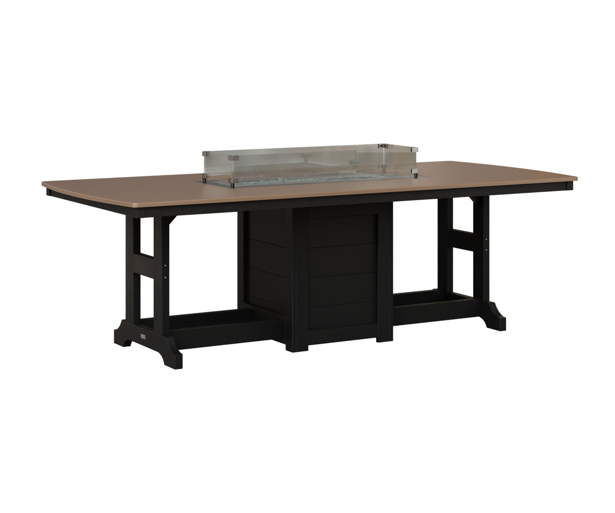 Garden Classic 44" x 96" Fire Table - Bar Height
