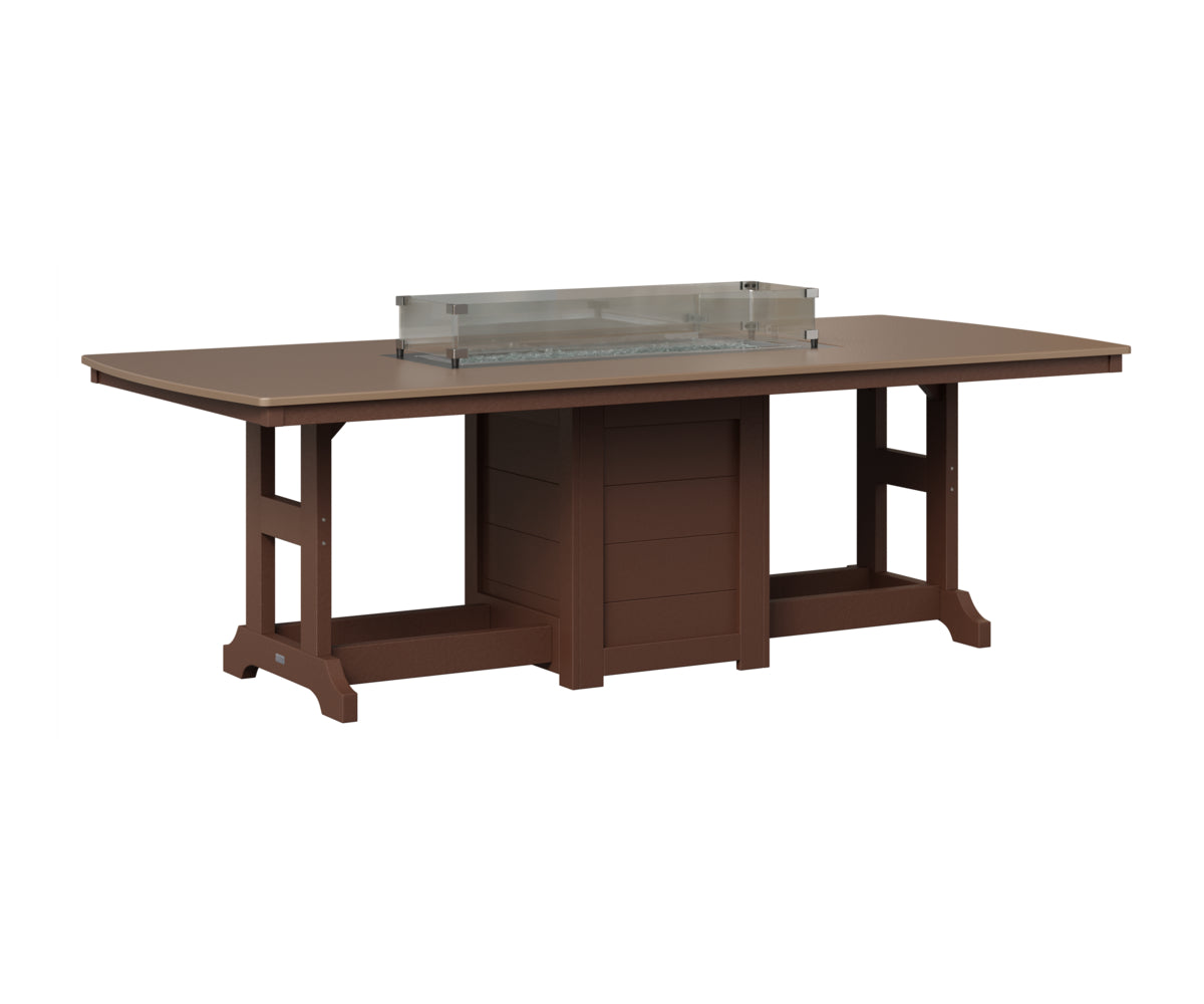Garden Classic 44" x 96" Fire Table - Bar Height