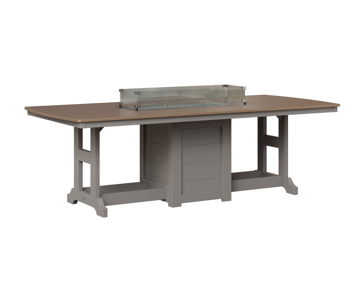 Garden Classic 44" x 96" Fire Table - Bar Height