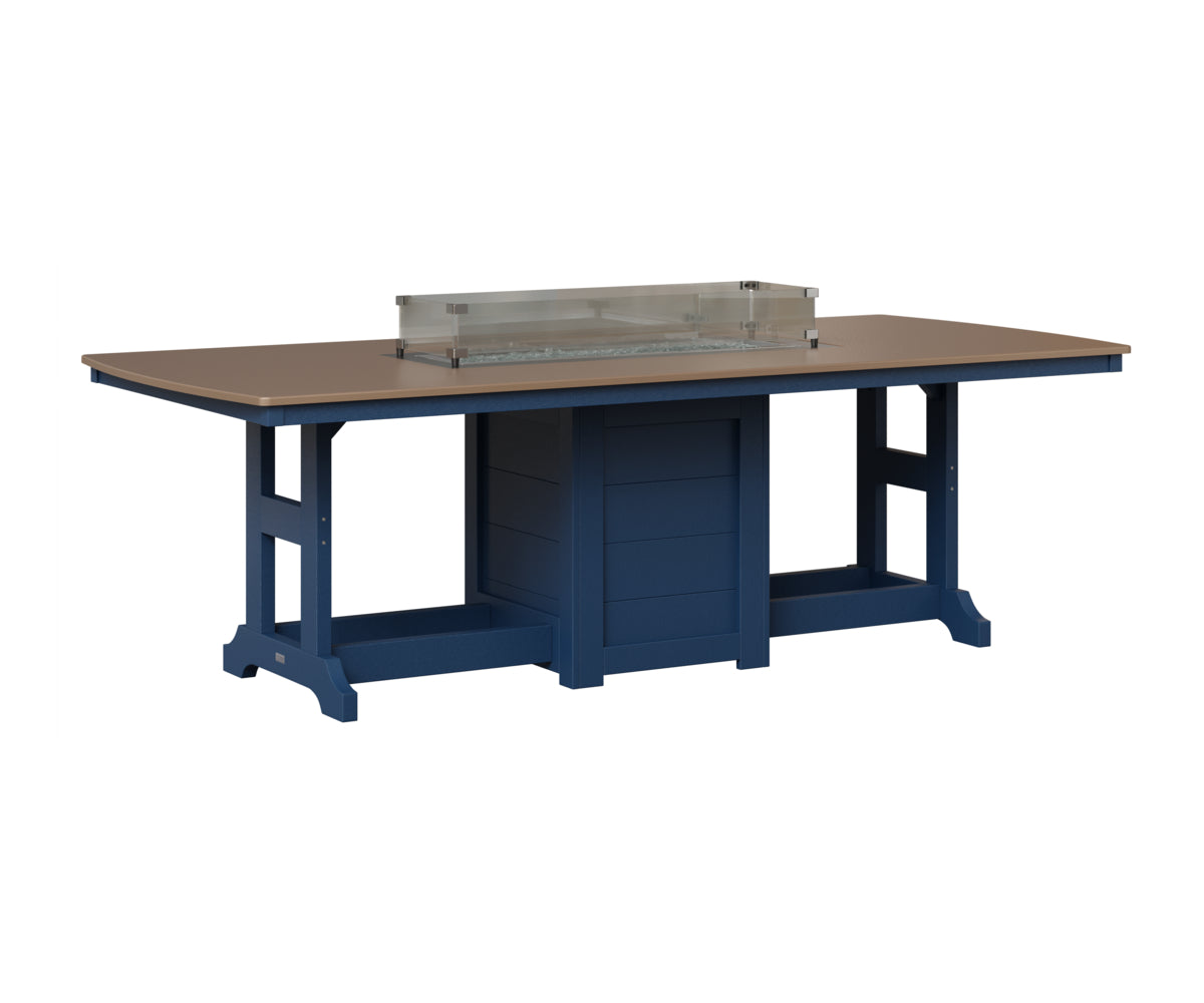 Garden Classic 44" x 96" Fire Table - Bar Height