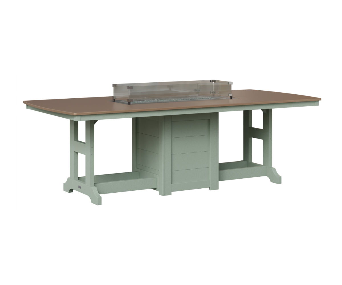 Garden Classic 44" x 96" Fire Table - Bar Height