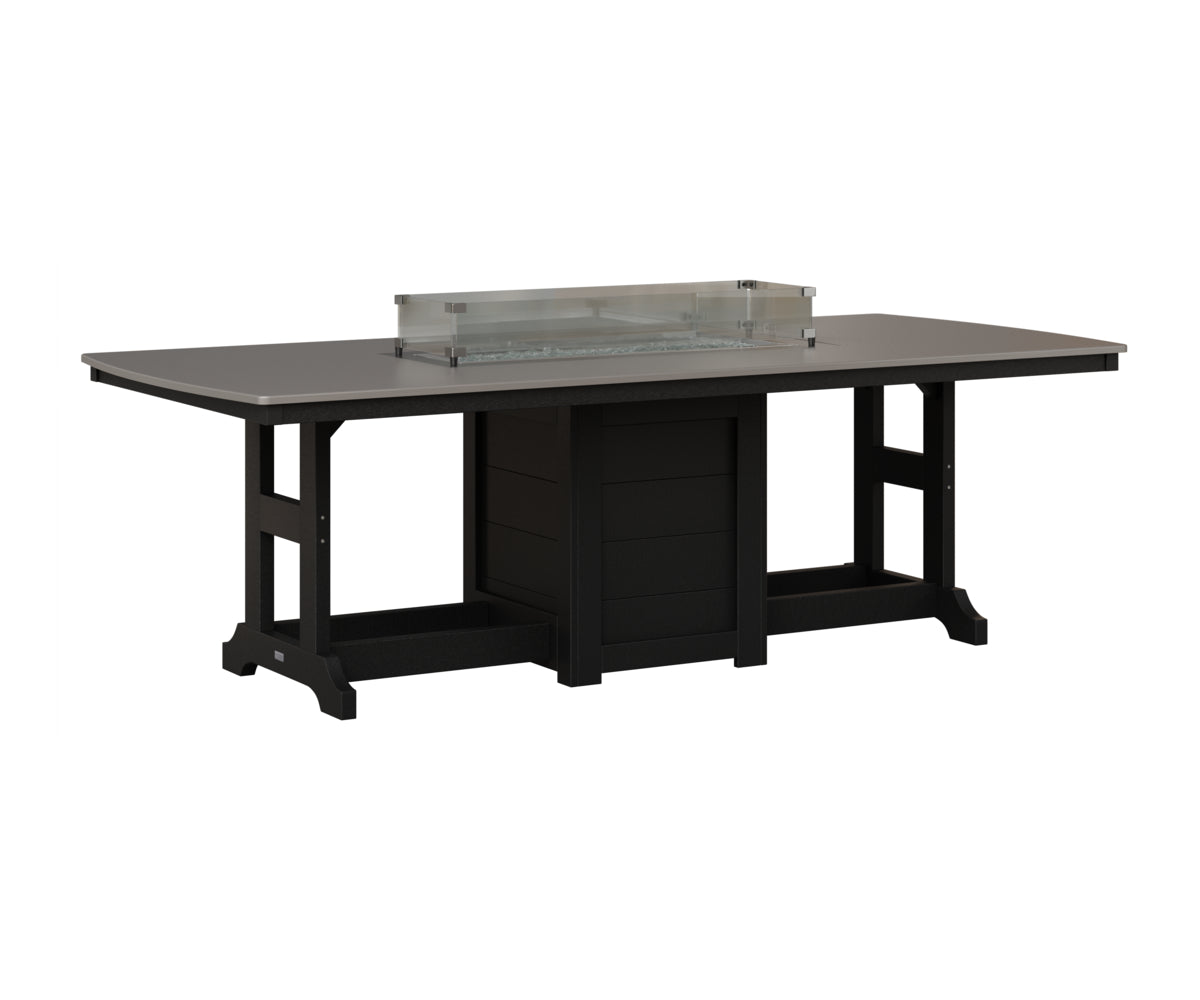Garden Classic 44" x 96" Fire Table - Bar Height