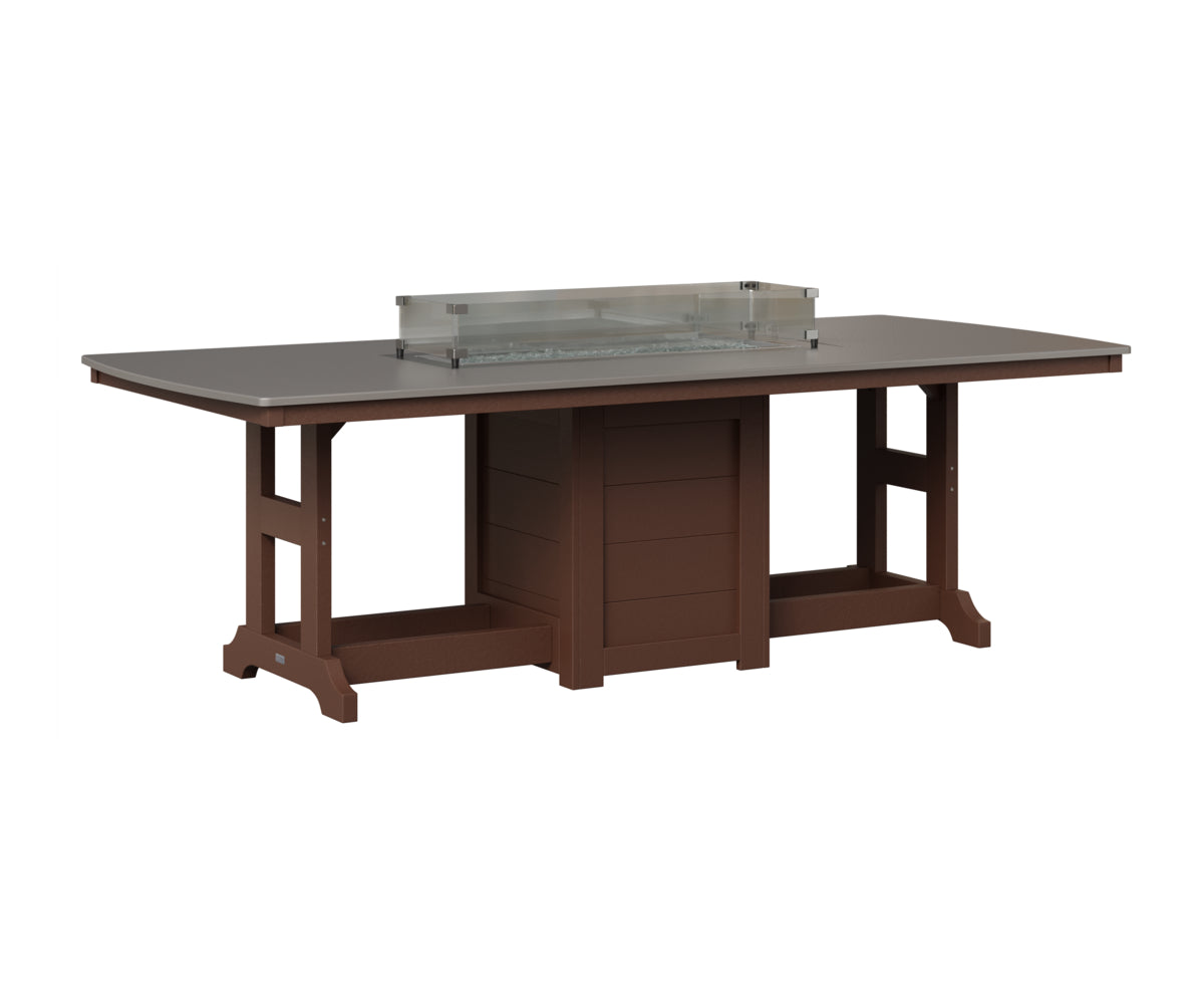 Garden Classic 44" x 96" Fire Table - Bar Height