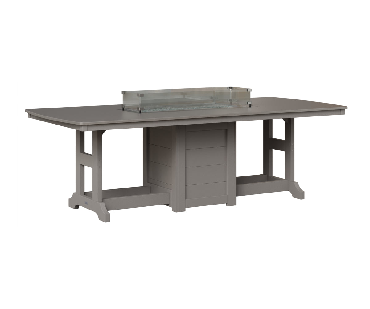 Garden Classic 44" x 96" Fire Table - Bar Height