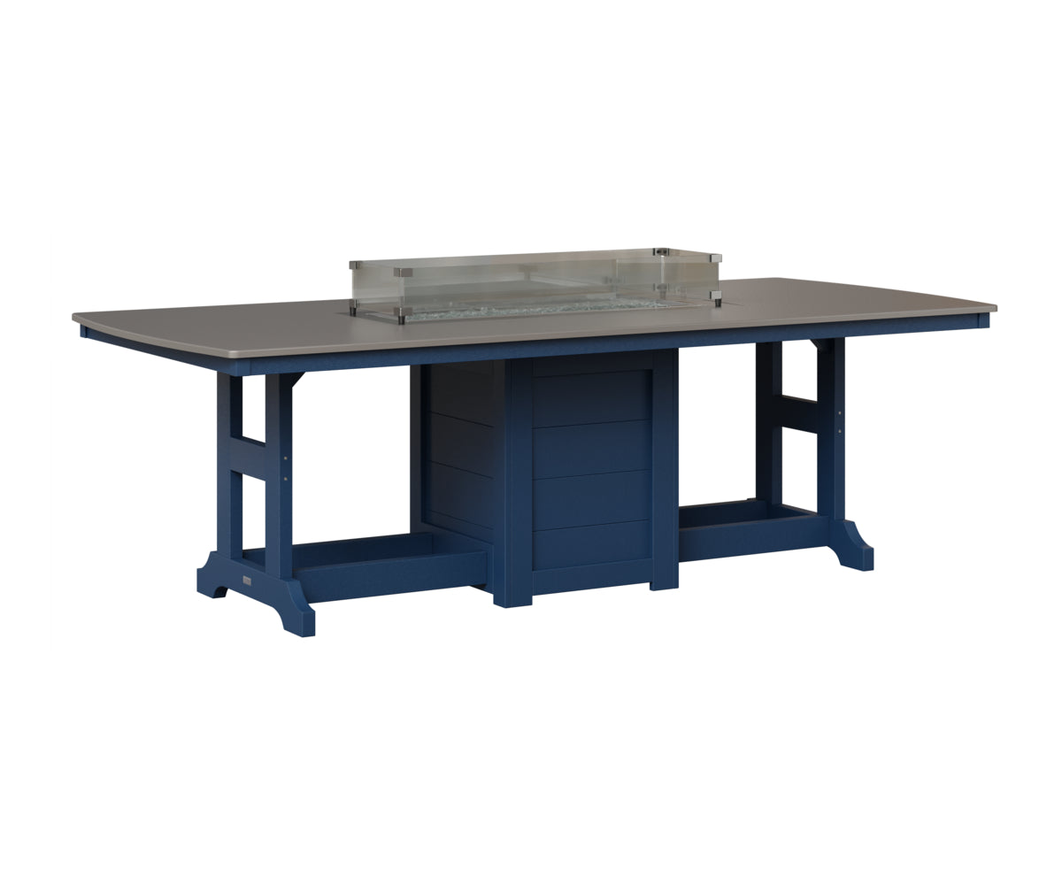 Garden Classic 44" x 96" Fire Table - Bar Height