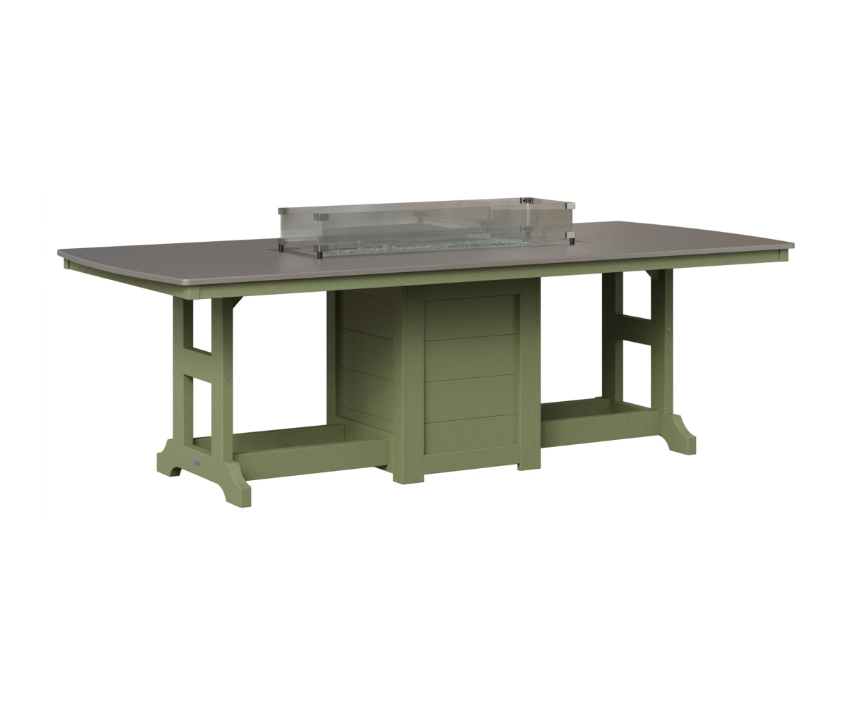 Garden Classic 44" x 96" Fire Table - Bar Height