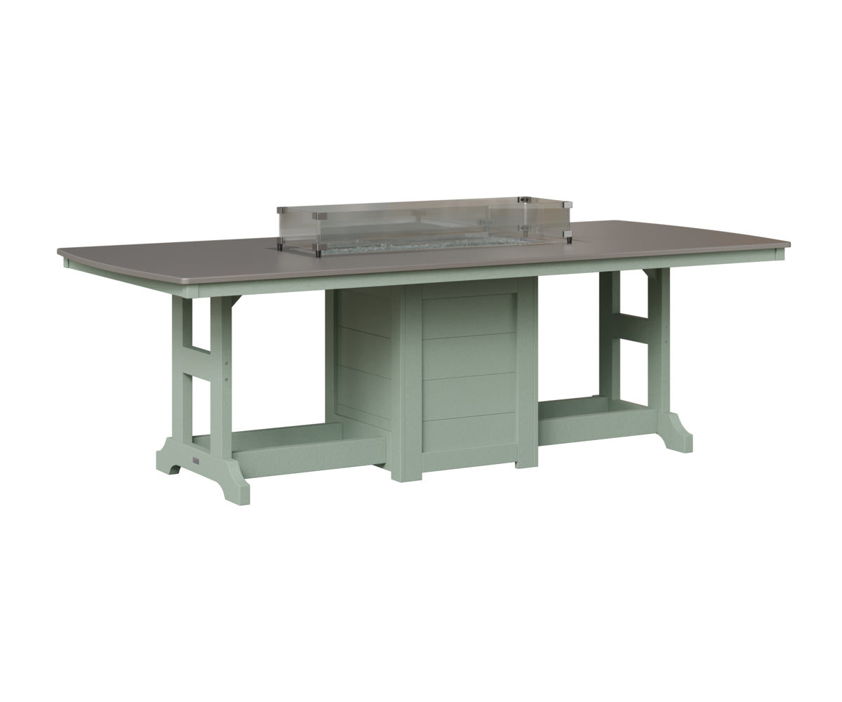 Garden Classic 44" x 96" Fire Table - Bar Height