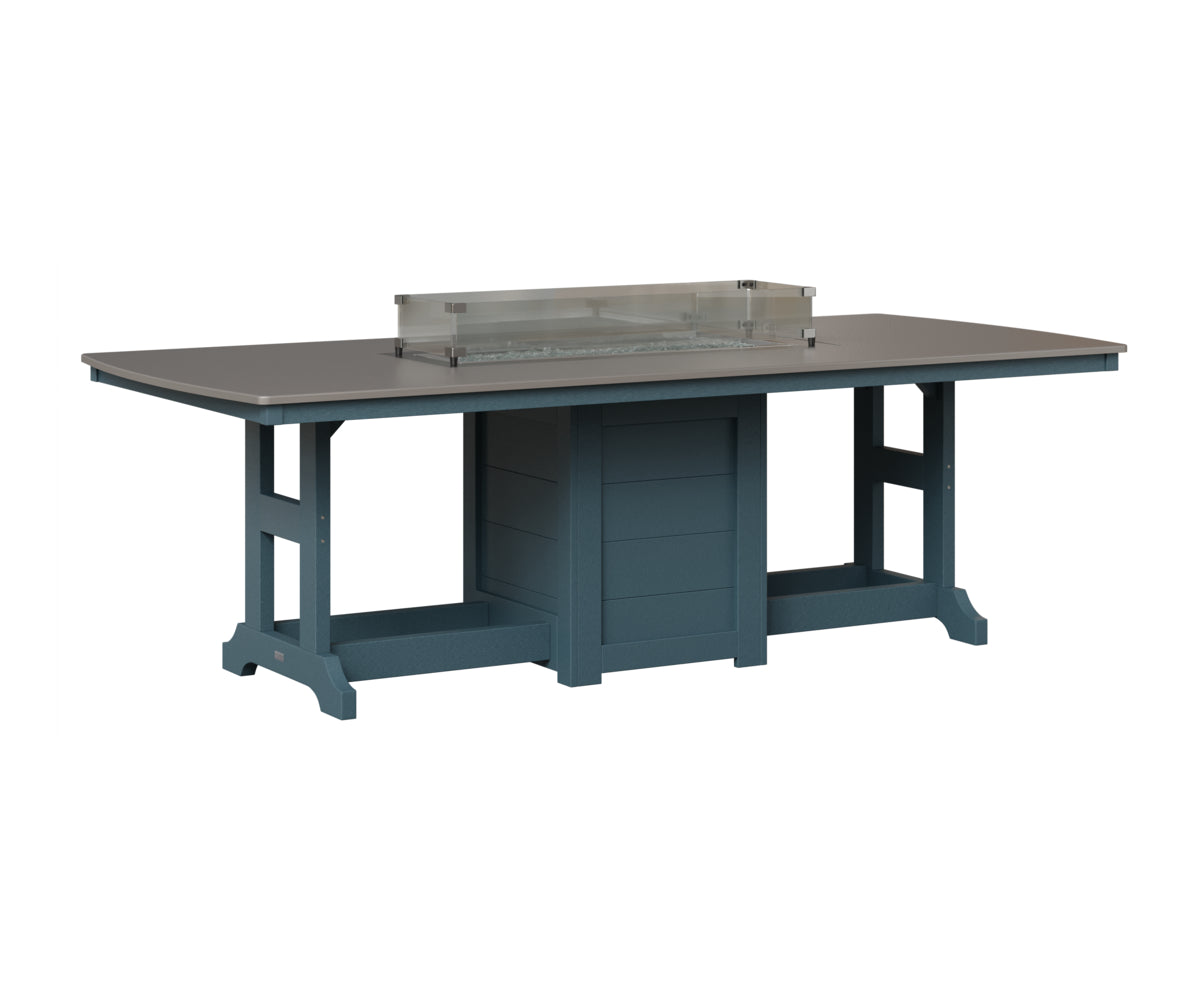 Garden Classic 44" x 96" Fire Table - Bar Height