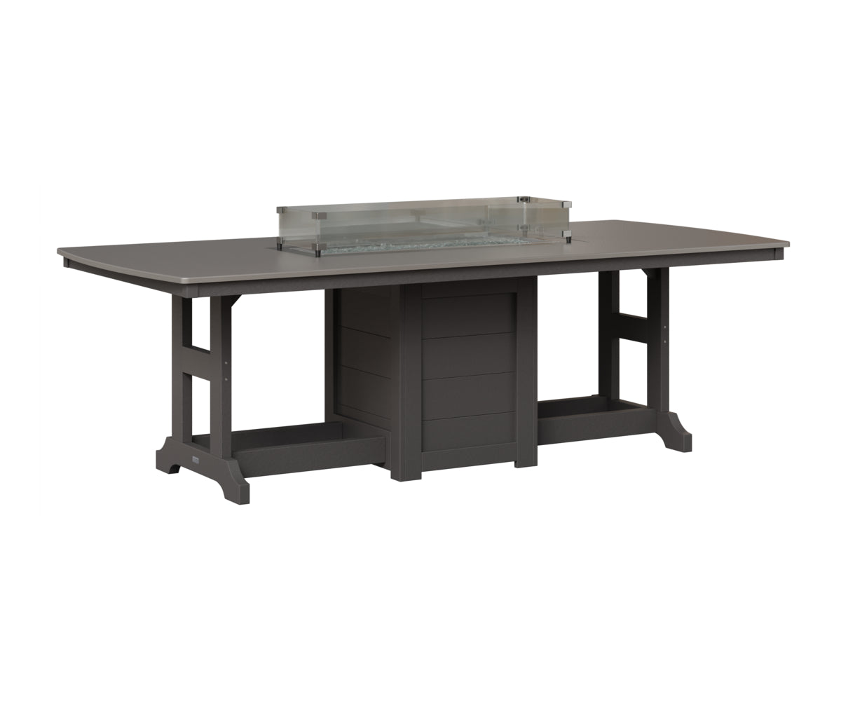 Garden Classic 44" x 96" Fire Table - Bar Height